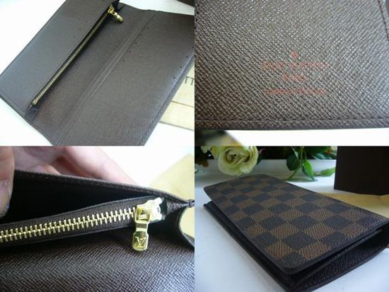 LOUIS VUITTON ダミエメンズ 長財布 ブラザ N60017